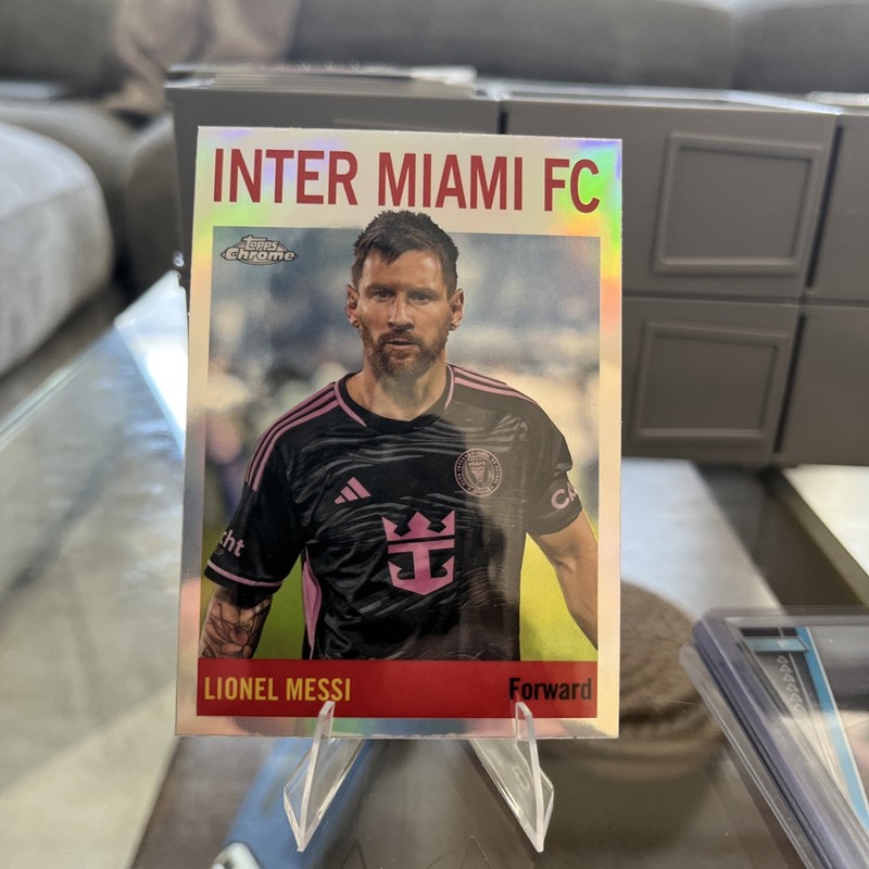 2024 Topps Chrome Lionel Messi #64T-5 Refractor Inter Miami FC