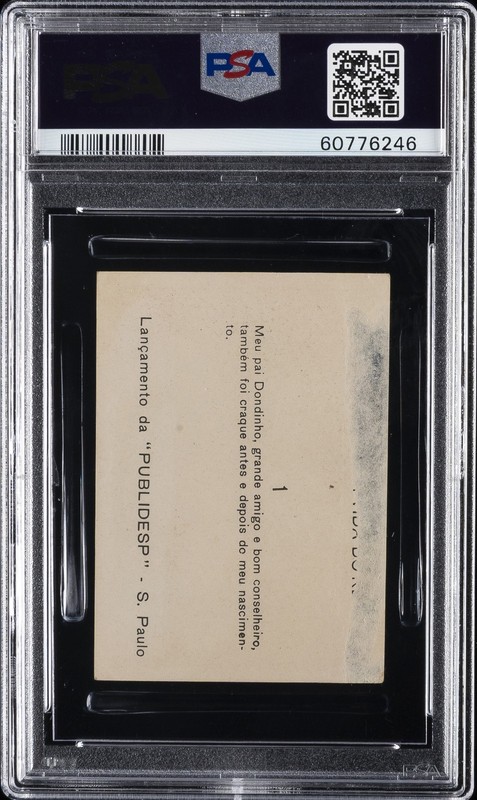 1964 INSTANTANEOS DA VIDA DO REI PELE #1 PELE PSA 1 view 2