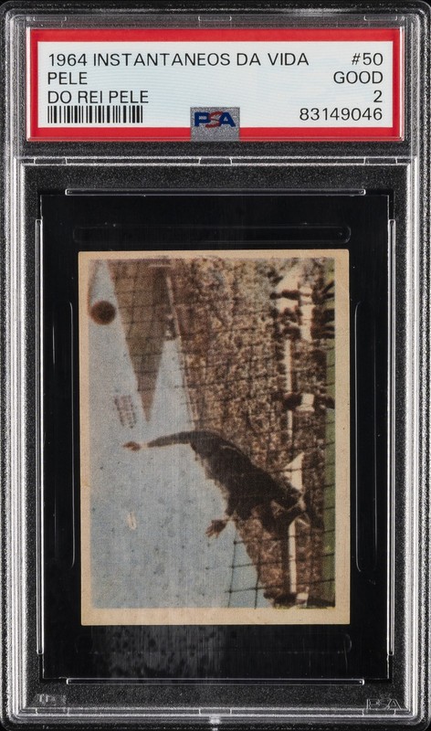 1964 INSTANTANEOS DA VIDA DO REI PELE #50 PELE PSA 2