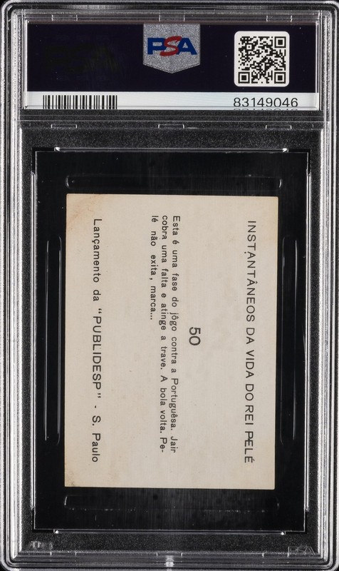1964 INSTANTANEOS DA VIDA DO REI PELE #50 PELE PSA 2 view 2