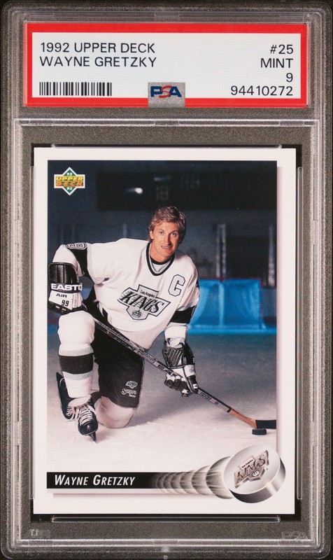 1992 UD #25 WAYNE GRETZKY PSA 9 view 1