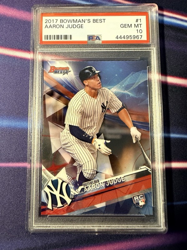 2017 Bowman's Best - Aaron Judge #1 (RC) PSA 10