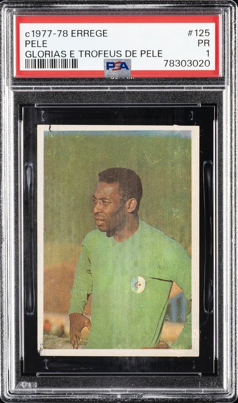 C1977-1978 ERREGE GLORIAS E TROFEUS DE PELE #125 PELE PSA 1