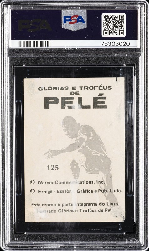C1977-1978 ERREGE GLORIAS E TROFEUS DE PELE #125 PELE PSA 1 view 2