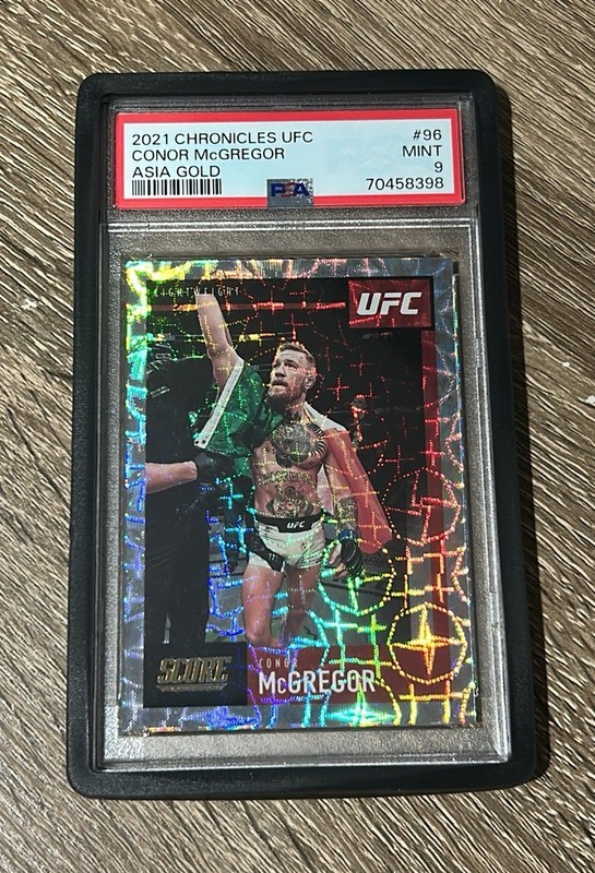 2021 Chronicles UFC PSA 9 Conor McGregor Asia Gold /8 🇮🇪 