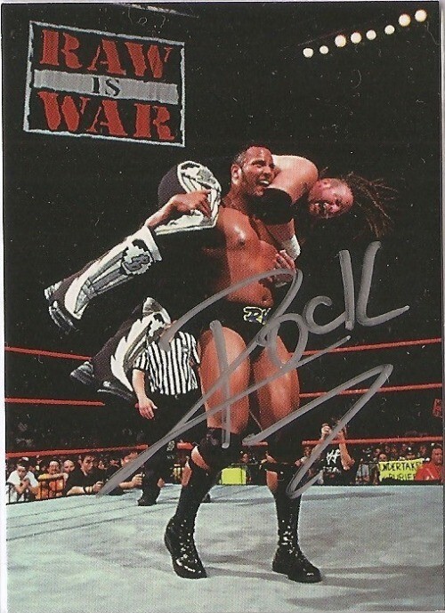 1998 WWF - The Rock - AUTOGRAPH - Mummy Returns, Black Adam, Doom - 1st Auto