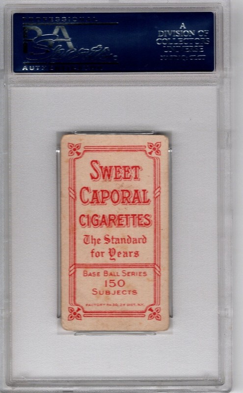 T 206   Rube Manning   PSA 3 view 2