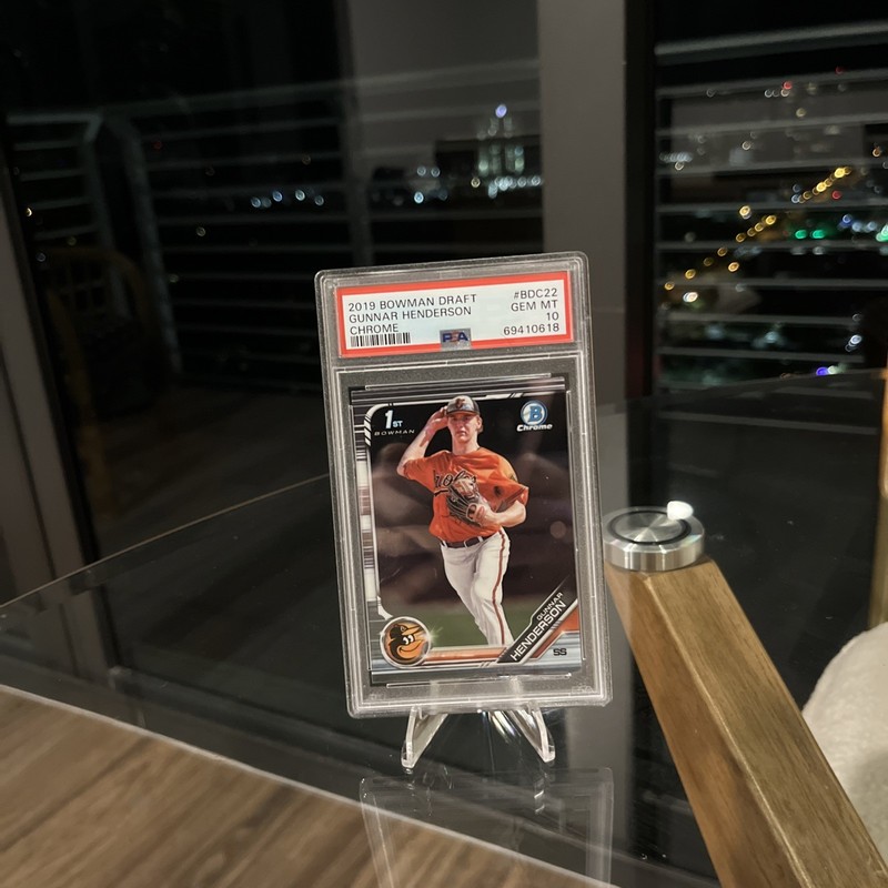 2019 Bowman Draft - Chrome Gunnar Henderson #BDC-22 (RC) GEM 10 view 1