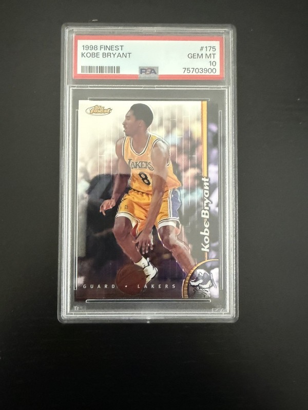 1998 Kobe Bryant #175 Finest PSA 10 Los Angeles Lakers