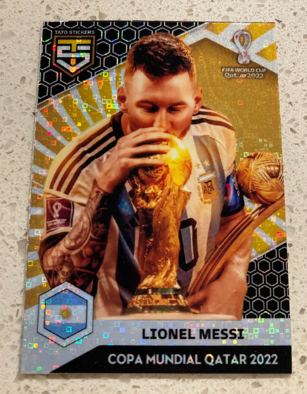 2022 Lionel Messi Card World Cup Argentina