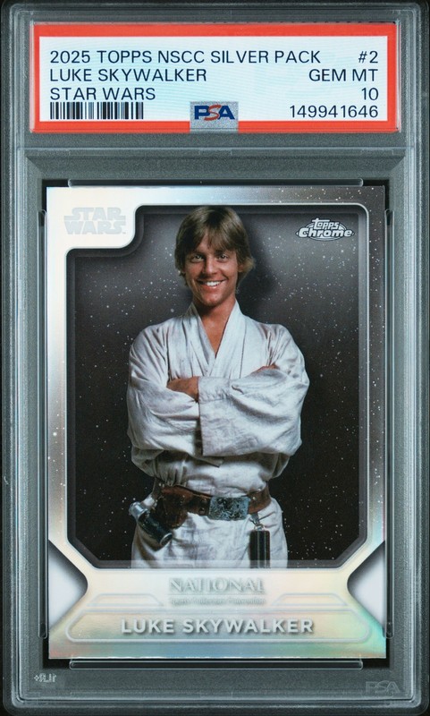 2025 #2 LUKE SKYWALKER PSA 10