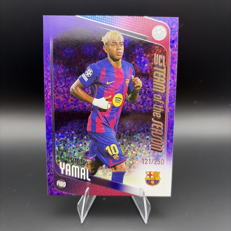 2025-26 Topps UEFA UCC Lamine Yamal Purple /250 FC Barcelona