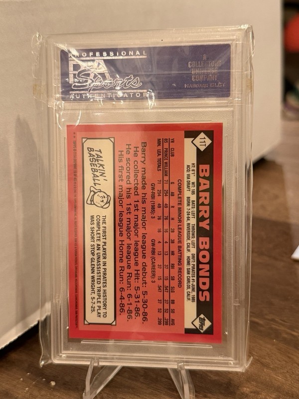 2001 Topps Chrome Traded And Rookies | Barry Bonds #11T | PSA 10 | Rare Pop 16 view 2