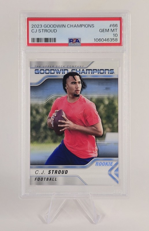 Upper Deck 2023 Goodwin Champions C.J. Stroud #66 Rookie PSA 10 