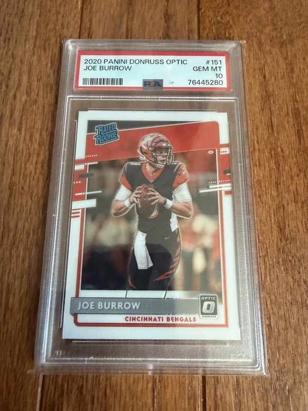 PSA 10 2020 Panini Donruss Optic #151 Joe Burrow Rookie