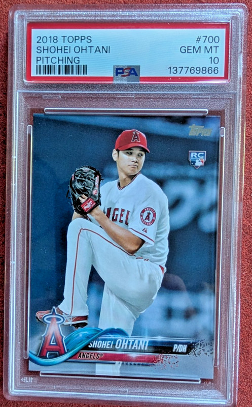 2018 Topps SHOHEI OHTANI #700 PSA 10 Angels RC Rookie Card