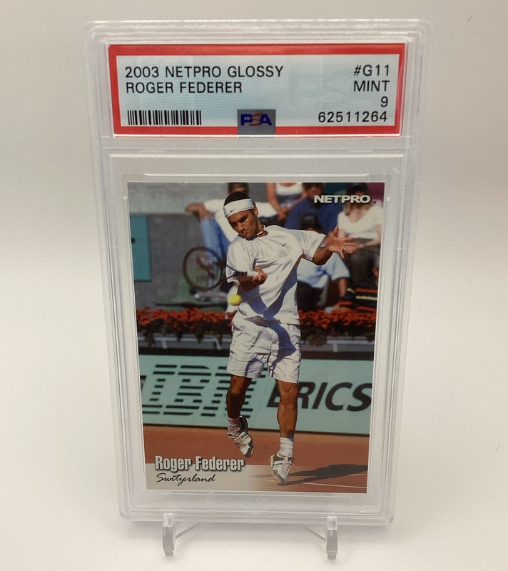 2003 NetPro - Roger Federer #G-11 Glossy /5000 (RC)