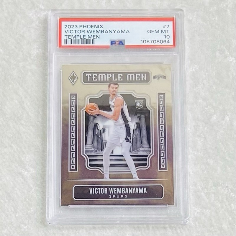 PSA 10 Victor Wembanyama (RC) Temple Men 2023 NBA Phoenix Spurs Rookie Card #7