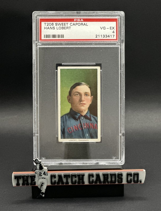 1909-11 T206 - Hans Lobert 150 Factory No. 30 Back (RC) [PSA 4]