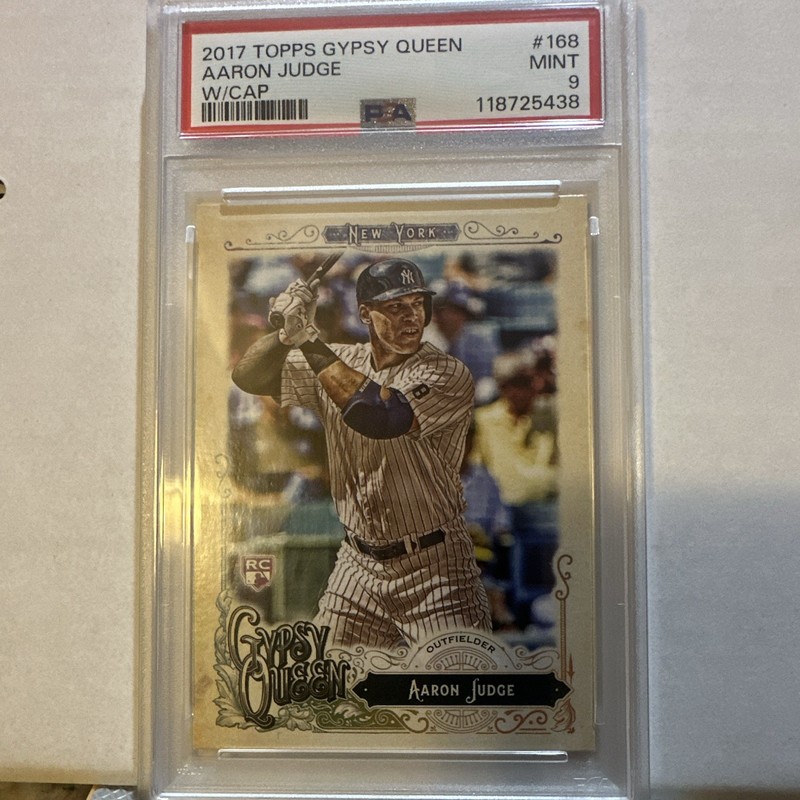 Topps 2017 Gypsy Queen Aaron Judge #168 RC New York Yankees PSA 9