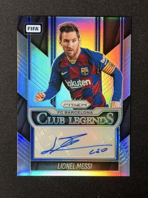 Lionel Messi 2025-26 Panini Prizm FIFA Club Legends Silver Auto /199 #CL-LM