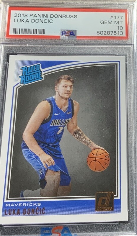 Luka Doncic 2018 Panini Donruss Rated Rookie #177 PSA 10 INVESTMENT!!