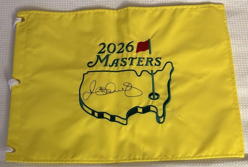 Rory Mcilroy Signed Autograph Auto 2026 Authentic Masters Flag PSA/DNA