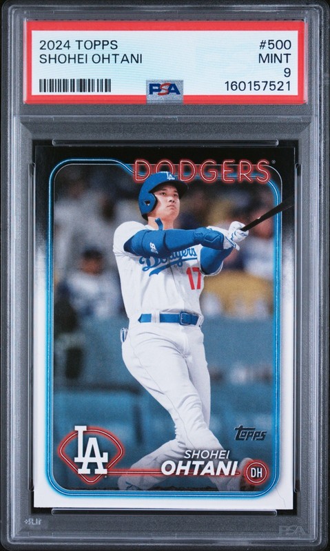 2024 Topps #500 Shohei Ohtani PSA 9 MINT Los Angeles Dodgers