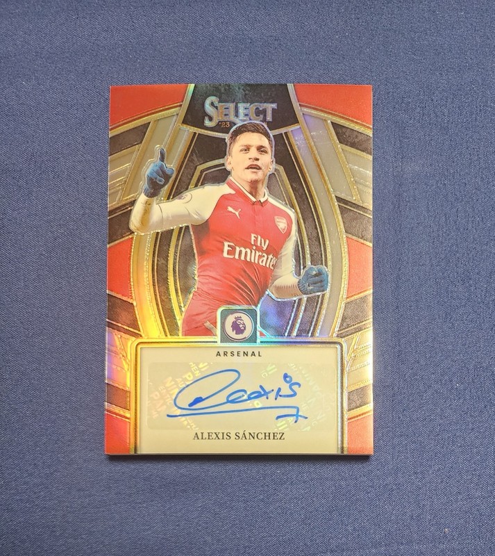 2023-24 Panini Select Premier League - Alexis Sanchez SIGNATURES AUTO - ARSENAL