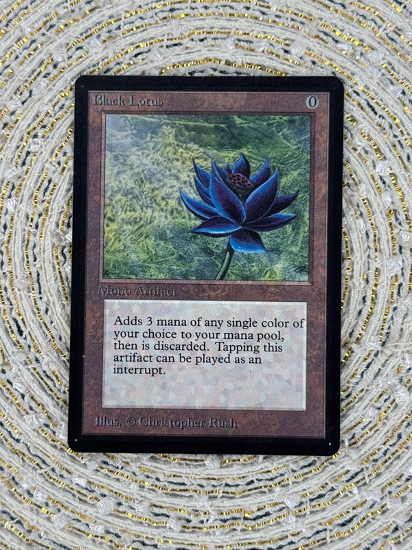 1993 Magic the Gathering MtG - Limited Edition: Beta - Rare - NM - Black Lotus