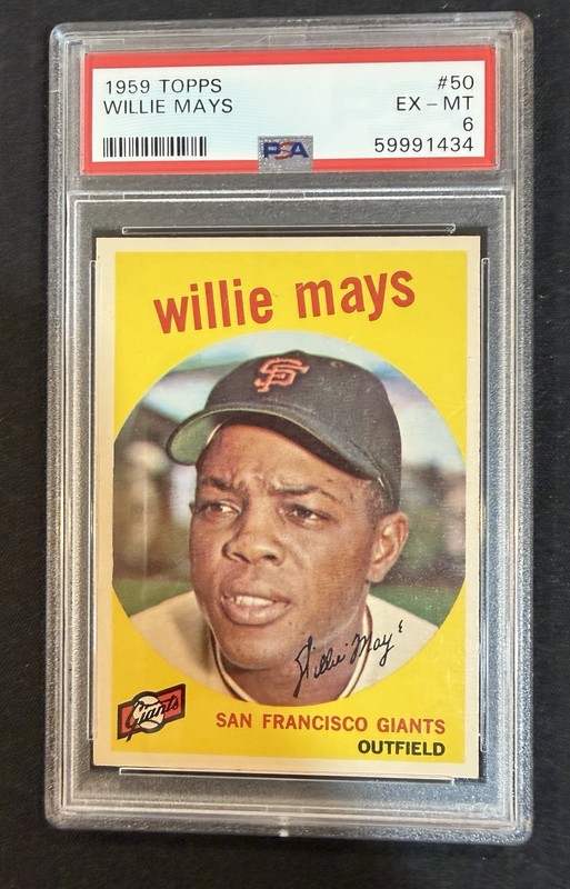 1959 Topps - Willie Mays #50 PSA 6