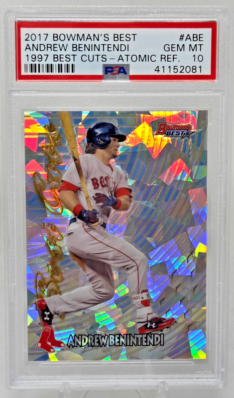2017 Bowman Best ANDREW BENNINTENDI Atomic Refractor Rookie Card PSA 10 Gem Mint