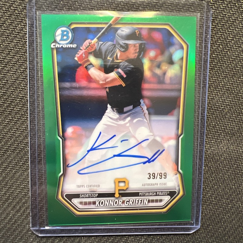 2026 Bowman Chrome Konnor Griffin True Green chrome Auto /99