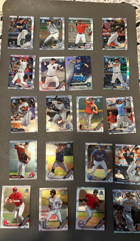 2019 Bowman Chrome Baseball Rookies, vets, numbered cards Lot of 180+ See Pics