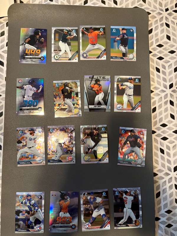 2019 Bowman Chrome Baseball Rookies, vets, numbered cards Lot of 180+ See Pics view 2