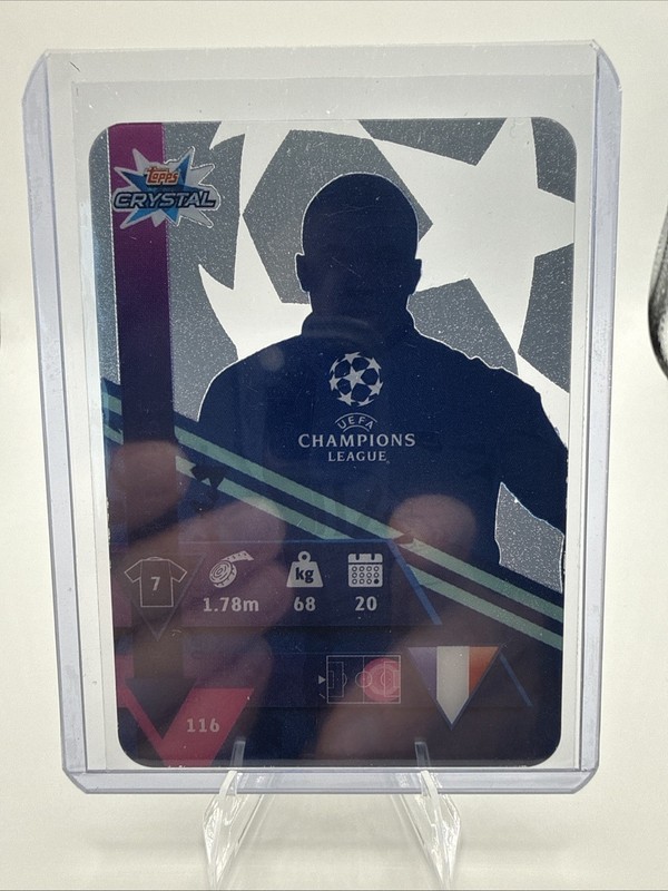 2019-20 Topps Crystal UEFA Champions League - Kylian Mbappe #116 view 2