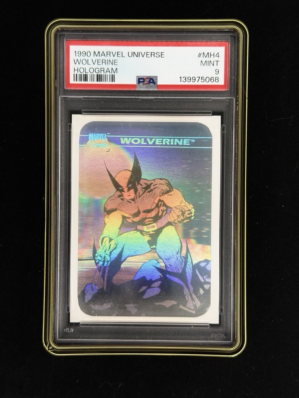 1990 Marvel Universe Impel - Wolverine Hologram - PSA 9