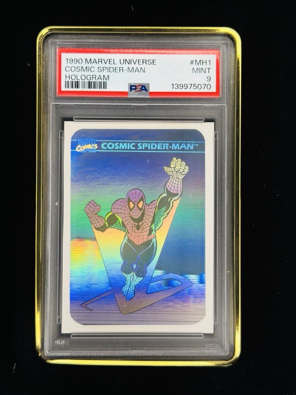 1990 Marvel Universe Impel - Cosmic Spider-Man Hologram - PSA 9