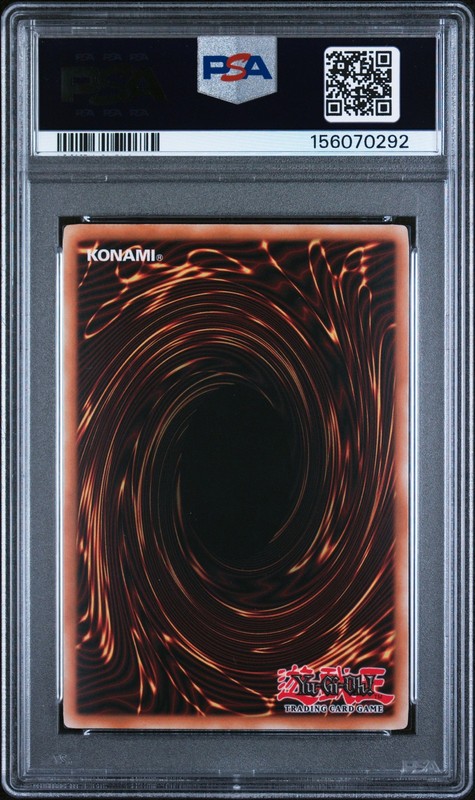 2012 YU-GI-OH! GOLD SERIES: HAUNTED MINE GHOST RARE BLUE-EYES WHITE DRAGON PSA 8 view 2