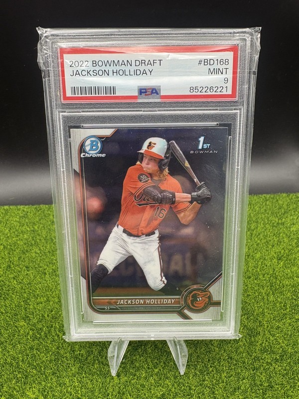 2022 Bowman Draft - Chrome Jackson Holliday #BDC-168 (RC) PSA 9