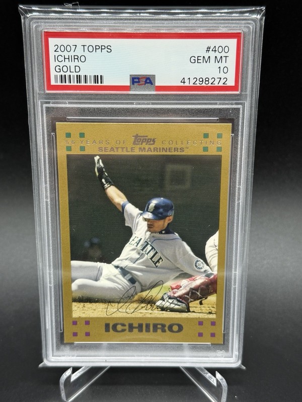 2007 Topps GOLD Ichiro PSA 10 Highest Graded Only PSA 10 In Existence POP 1