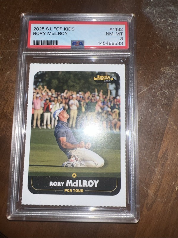 2025 Si For Kids Rory Mcilroy Psa 8 Masters 1182 Ireland Rc Golf PGA Tour  view 2