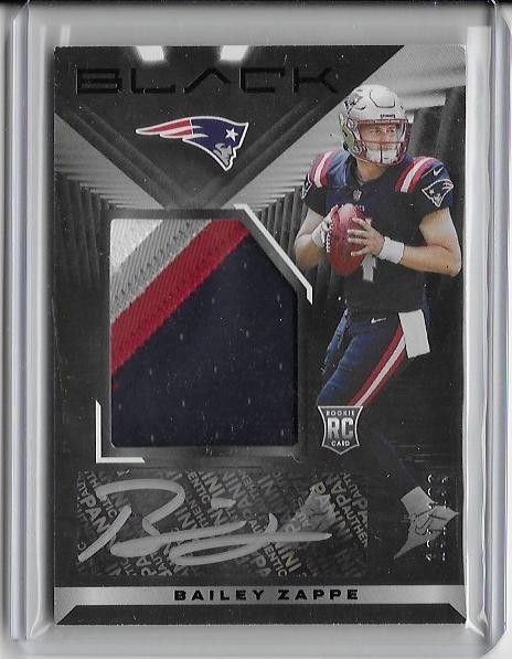 2022 BAILEY ZAPP PANINI BLACK ROOKIE PATCH AUTO 191/199 NO. 241