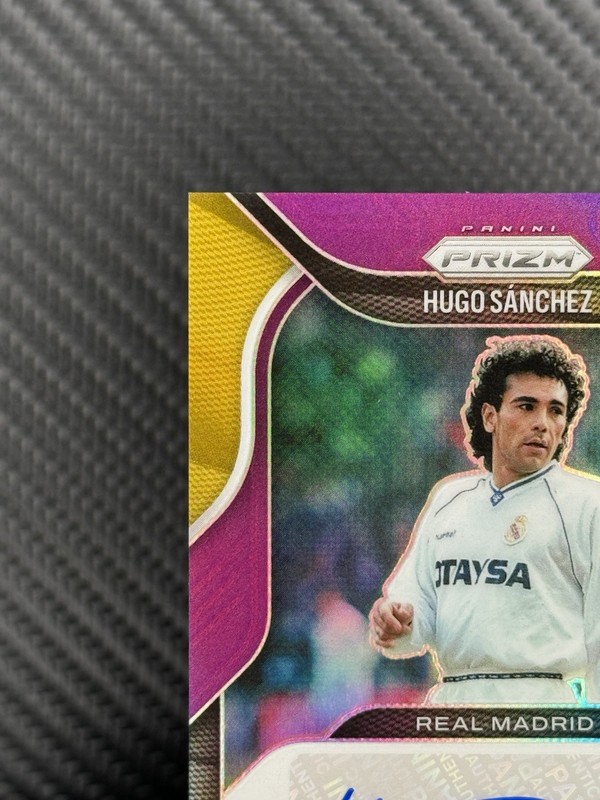 2025-26 Prizm FIFA HUGO SANCHEZ Penmanship Auto No.P-HS 09/10 Dorsal Match SSP view 2
