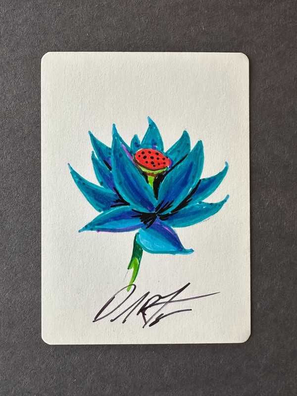 Black Lotus Original Sketch - Dan Frazier AP MTG Magic the Gathering