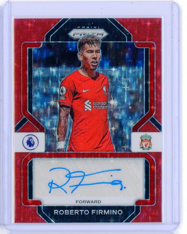 2022-23 Panini Premier League Prizm EPL ROBERTO FIRMINO Red Stars AUTO Autograph