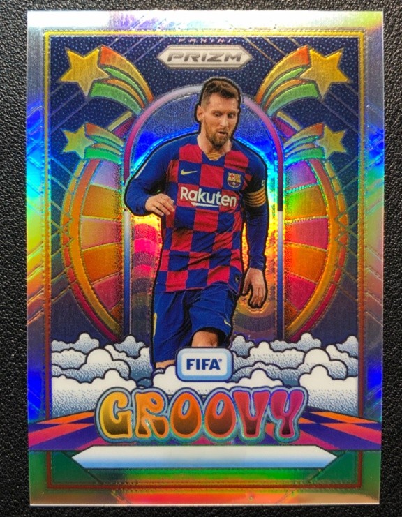 Lionel Messi 2025-26 Panini Prizm FIFA Groovy SSP #19