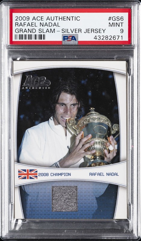 2009 ACE AUTHENTIC GAME,SET,MATCH GRAND SLAM #GS6 RAFAEL NADAL #/59 PSA 9