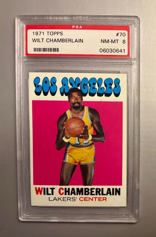 1971 Topps Wilt Chamberlain #70 PSA 8 NM-MT 🔥