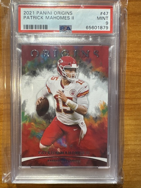 2021 Panini Origins #47 Patrick Mahomes II PSA 9 Mint | Kansas City Chiefs